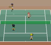 une photo d'Ã©cran de Smash Tennis sur Nintendo Super Nes